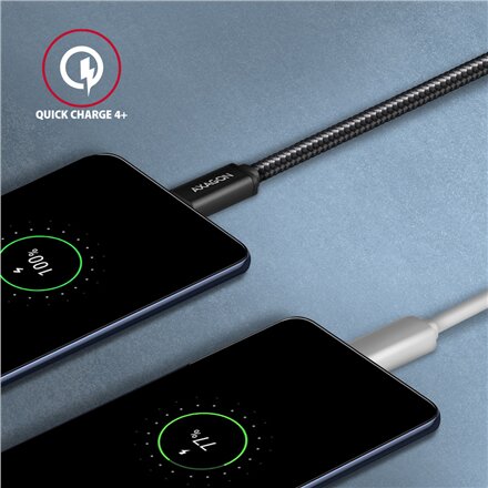 AXAGON , Data and charging USB 3.2 Gen 1 cable, 1.5 m , BUCM3-CM15AB , USB Type C - USB Type C