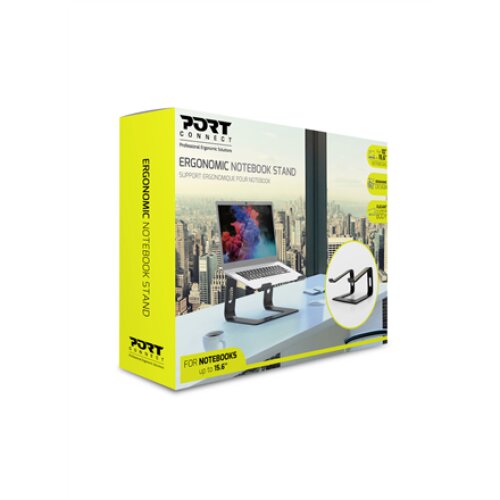 PORT DESIGNS , Ergonomic Notebook stand , 901103 , Notebook Stand , Black