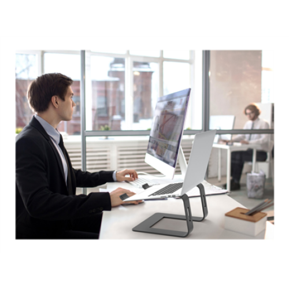 PORT DESIGNS , 901103 , Ergonomic Notebook stand , Notebook Stand , Black , 10-15.6
