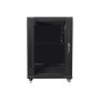 Lanberg , Rack cabinet 19 free-standing 15U/600x600 (flat pack) , FF01-6615-12B , Black