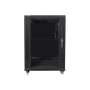 Lanberg , Rack cabinet 19 free-standing 15U/600x600 (flat pack) , FF01-6615-12B , Black