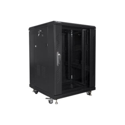 Lanberg , Rack cabinet 19 free-standing 15U/600x600 (flat pack) , FF01-6615-12B , Black