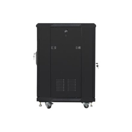 Lanberg , Rack cabinet 19 free-standing 15U/600x600 (flat pack) , FF01-6615-12B , Black