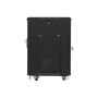 Lanberg , Rack cabinet 19 free-standing 15U/600x600 (flat pack) , FF01-6615-12B , Black