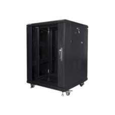 Lanberg , Rack cabinet 19 free-standing 15U/600x600 (flat pack) , FF01-6615-12B , Black