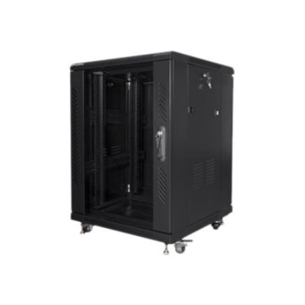 Lanberg , Rack cabinet 19 free-standing 15U/600x600 (flat pack) , FF01-6615-12B , Black