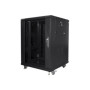 Lanberg , Rack cabinet 19 free-standing 15U/600x600 (flat pack) , FF01-6615-12B , Black