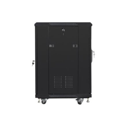 Lanberg , Rack cabinet 19 free-standing 15U/600x600 (flat pack) , FF01-6615-12B , Black