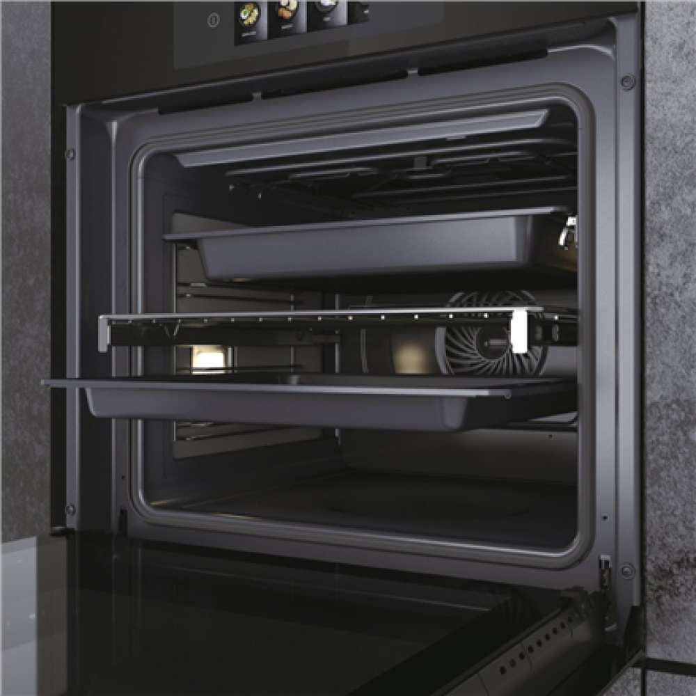 Haier Oven , HWO60SM6T5BH , 70 L , Electric , Hydrolytic/Catalytic , Touch , Steam function , Height 59.5 cm , Width 59.5 cm , Black