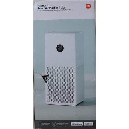 SALE OUT. Xiaomi Smart Air Purifier 4 Lite EU , Xiaomi , Smart Air Purifier , 4 Lite EU , 33 W , Suitable for rooms up to 25–43 m² , White , DAMAGED PACKAGING