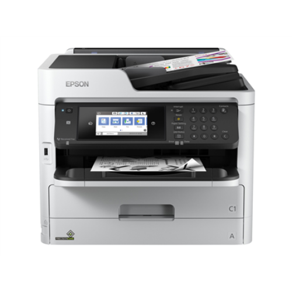 Multifunctional printer , WF-M5799DWF , PrecisionCore™ Print Head , Mono , All-in-One , A4 , Wi-Fi , Black/ grey