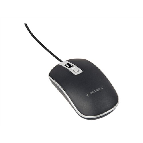 Gembird , Optical USB mouse , MUS-4B-06-BS , Optical mouse , Black/Silver