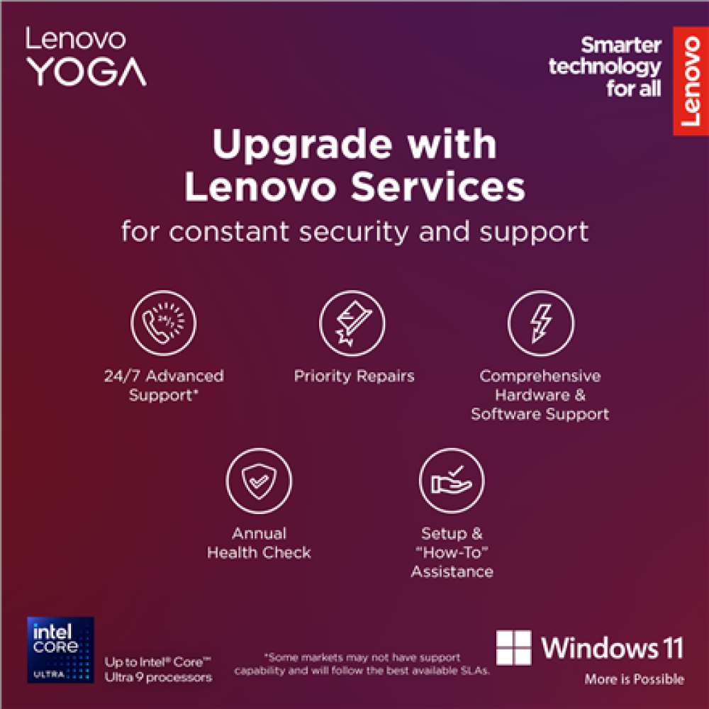 Lenovo Yoga , 27IAH10 , Desktop , AIO , 27 , Inte Core Ultra 7 , 255H , 16 GB , Soldered LPDDR5x , 1000 GB , Intel Arc 140T GPU , English , Windows 11 Home , Warranty 24 month(s)