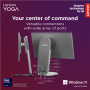 Lenovo Yoga , 27IAH10 , Desktop , AIO , 27 , Inte Core Ultra 7 , 255H , 16 GB , Soldered LPDDR5x , 1000 GB , Intel Arc 140T GPU , English , Windows 11 Home , Warranty 24 month(s)