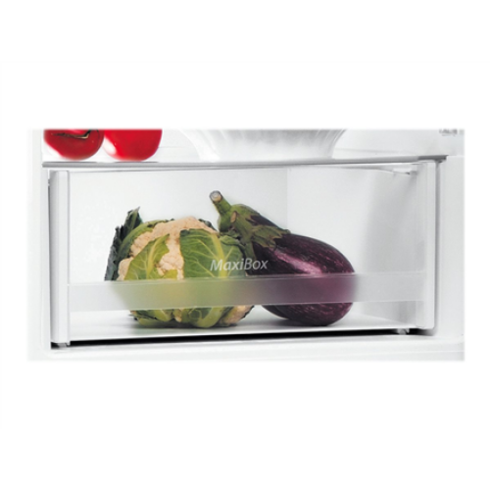 INDESIT , LI6 S1E W , Refrigerator , Energy efficiency class F , Free standing , Combi , Height 158.8 cm , Fridge net capacity 197 L , Freezer net capacity 75 L , 39 dB , White