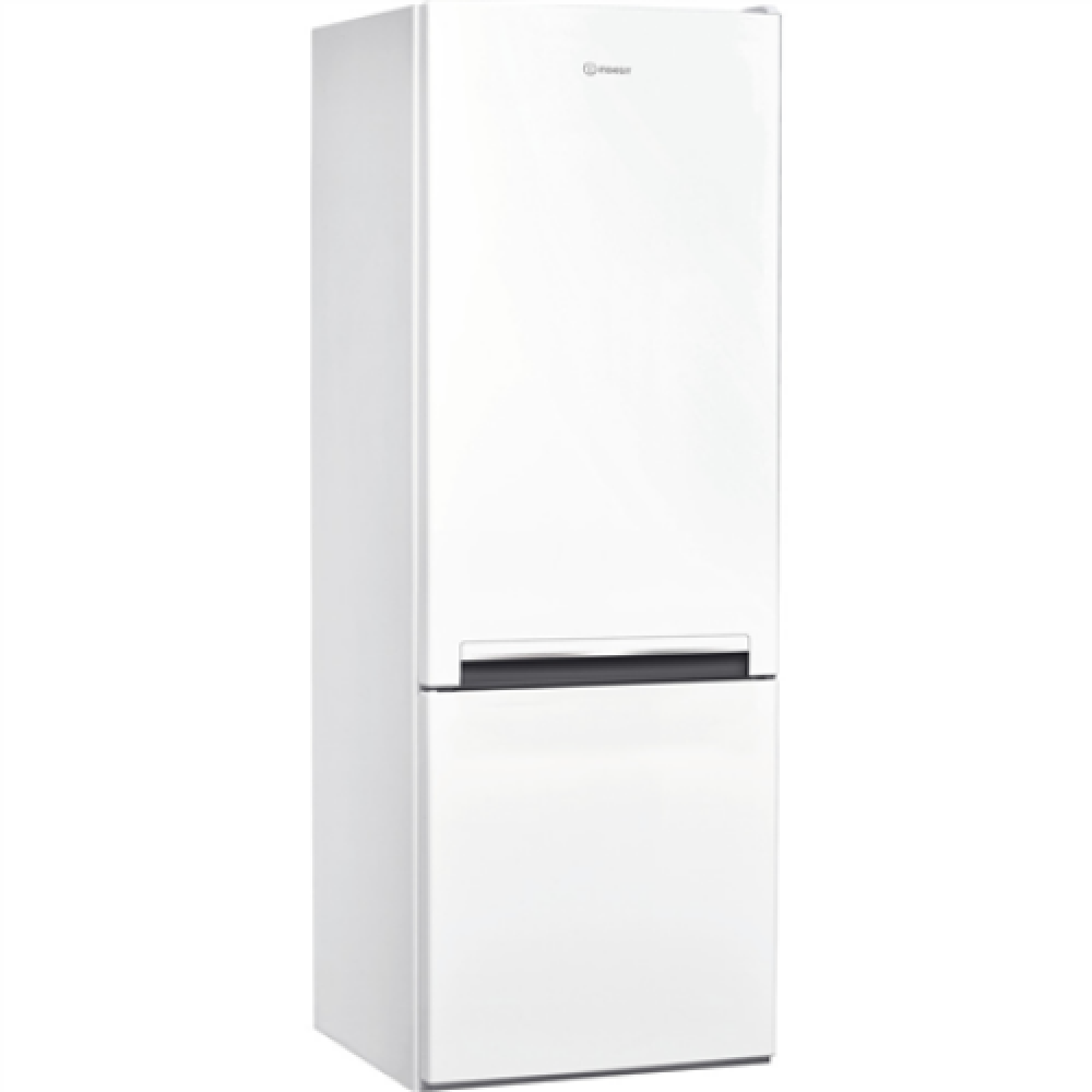 INDESIT , LI6 S1E W , Refrigerator , Energy efficiency class F , Free standing , Combi , Height 158.8 cm , Fridge net capacity 197 L , Freezer net capacity 75 L , 39 dB , White