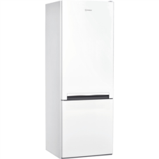 INDESIT Refrigerator LI6 S1E W Energy efficiency class F, Free standing, Combi, Height 158.8 cm, Fridge net capacity 197 L, Freezer net capacity 75 L, 39 dB, White