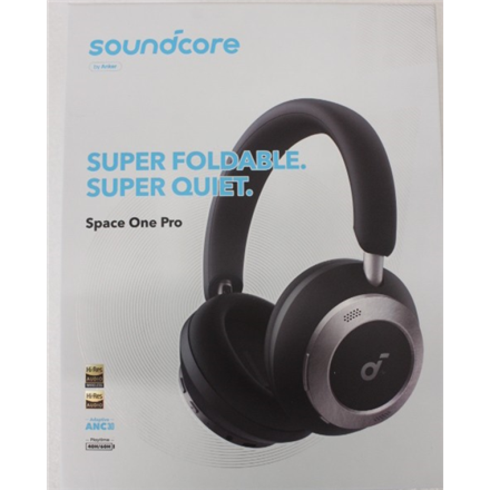 SALE OUT. Anker Soundcore Space One Pro Over-ear Headphones, Black , SALE OUT. Anker Soundcore , Foldable Headphones , Space One Pro , Bluetooth , Over-ear , Microphone , Jet Black , DEMO , Wireless