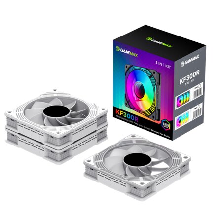 Gamemax Case Fan , KF300R WH , White