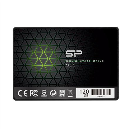 Silicon Power , S56 , 120 GB , SSD form factor 2.5 , Solid-state drive interface SATA , Read speed 460 MB/s , Write speed 360 MB/s