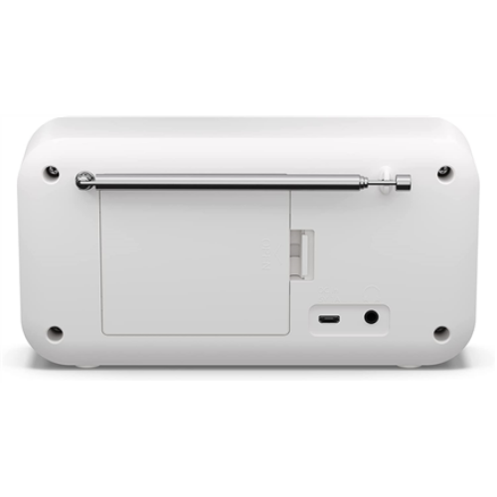 Sharp DR-P420(WH) Tokyo Portable Digital Radio, FM/DAB/DAB+, Bluetooth 5.0, USB or Battery Powered, Snowy White , Sharp , Tokyo Portable Digital Radio , DR-P420(WH) , White , USB port , Bluetooth , FM radio , Headphone out