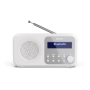 Sharp DR-P420(WH) Tokyo Portable Digital Radio, FM/DAB/DAB+, Bluetooth 5.0, USB or Battery Powered, Snowy White , Sharp , Tokyo Portable Digital Radio , DR-P420(WH) , Bluetooth , White