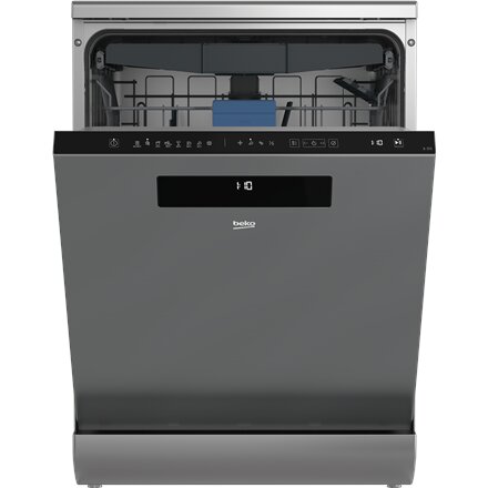 BEKO Dishwasher , DEN48530X , Freestanding , Width 60 cm , Number of place settings 15 , Number of programs 8 , Energy efficiency class D , Stainless steel