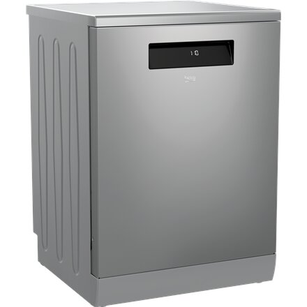 BEKO Dishwasher , DEN48530X , Freestanding , Width 60 cm , Number of place settings 15 , Number of programs 8 , Energy efficiency class D , Stainless steel
