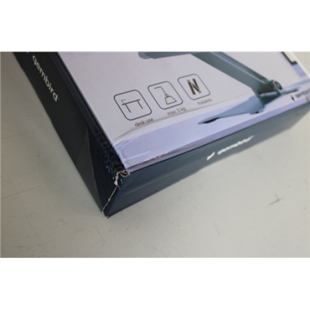 SALE OUT. Gembird NBS-D1-03 foldable notebook riser stand, silver, DAMAGED PACKAGING , Gembird , DAMAGED PACKAGING