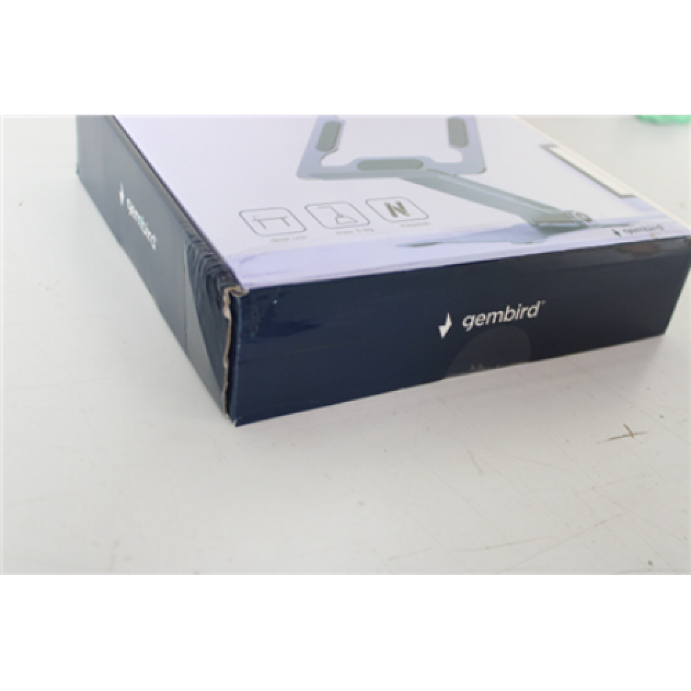 SALE OUT. Gembird NBS-D1-03 foldable notebook riser stand, silver, DAMAGED PACKAGING , Gembird , DAMAGED PACKAGING