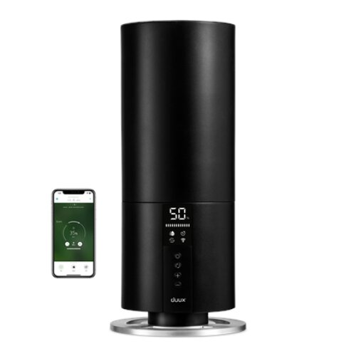 Duux , Humidifier Gen 2 , Beam Mini Smart , Air humidifier , 20 W , Water tank capacity 3 L , Suitable for rooms up to 30 m² , Ultrasonic , Humidification capacity 300 ml/hr , Black