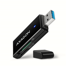 AXAGON Slim super-speed USB 3.2 Gen 1 card reader with a direct USB-A connector , CRE-S2N