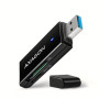 AXAGON Slim super-speed USB 3.2 Gen 1 card reader with a direct USB-A connector , CRE-S2N