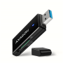 AXAGON Slim super-speed USB 3.2 Gen 1 card reader with a direct USB-A connector , CRE-S2N
