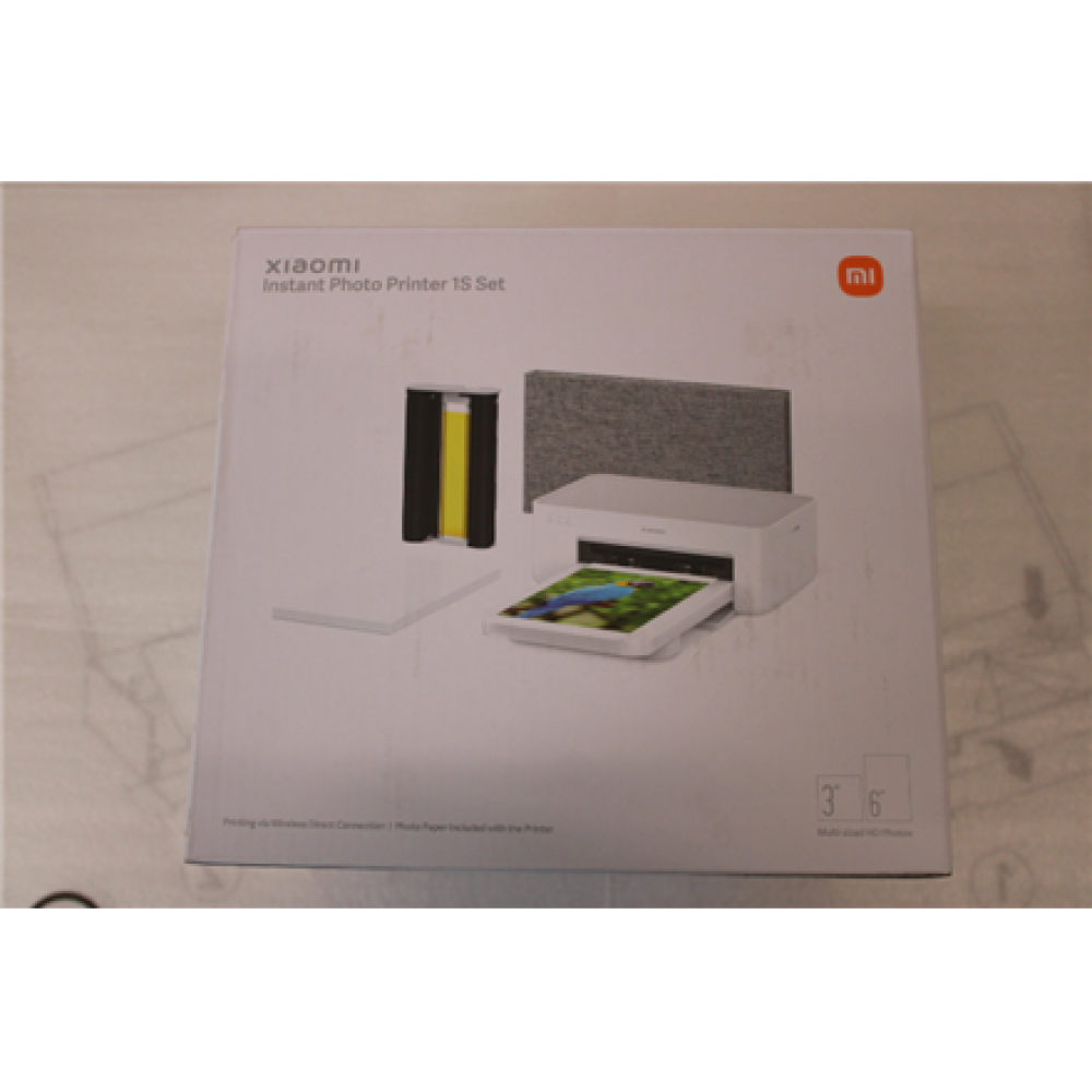 Xiaomi Instant Photo Printer 1S Set EU , Colour , Thermal , Photo Printer , Wi-Fi , Maximum ISO A-series paper size Other , White , USED, MISSING POWER ADAPTER