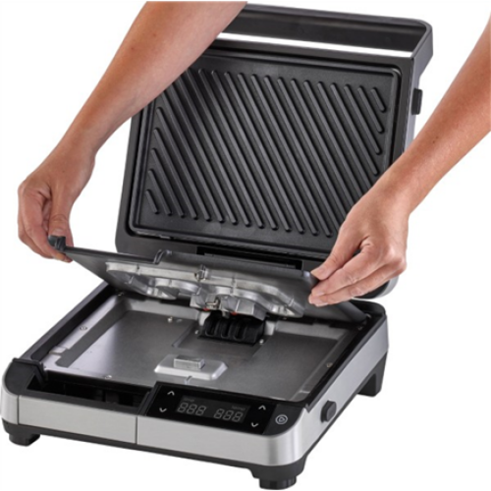 Caso Grill DG 2000 Contact, 2000 W, Stainless steel