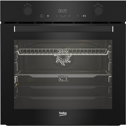 BEKO Oven , BBVM17400B , 72 L , Electric , Hydrolytic , Electronic , Steam function , Height 59.5 cm , Width 59.4 cm , Black