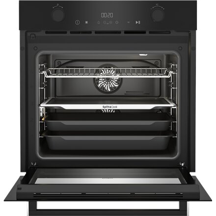 BEKO Oven , BBVM17400B , 72 L , Electric , Hydrolytic , Electronic , Steam function , Height 59.5 cm , Width 59.4 cm , Black