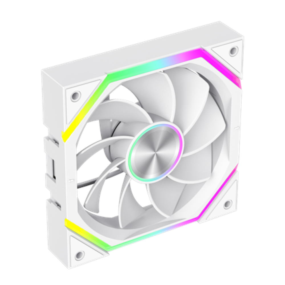 Gamemax FN12A-N2 WL-RW , Case fan , White
