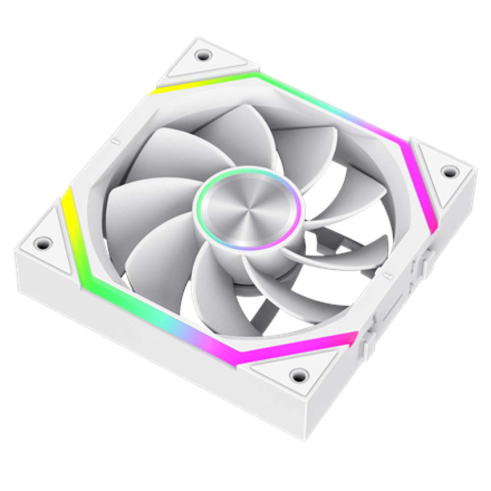 Gamemax FN12A-N2 WL-RW , Case fan , White