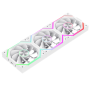 Gamemax FN12A-N2 WL-RW , Case fan , White