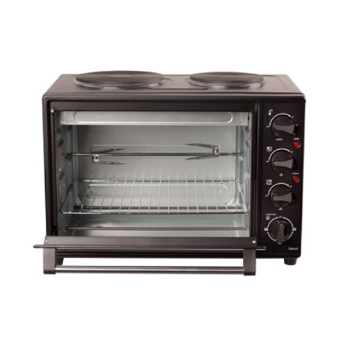 ORAVA Electric oven with two hot plates Elektra X1 34 L, Electric, Mechanical, Black