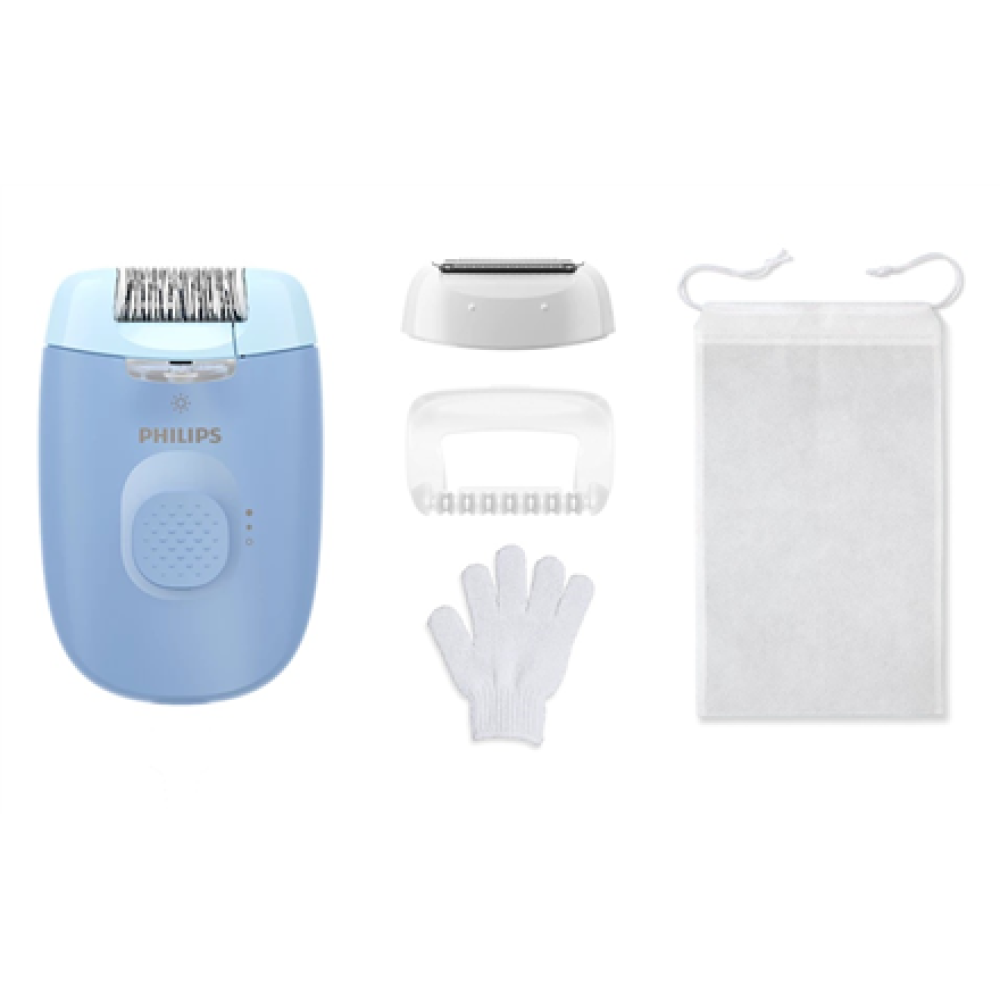 Philips Epilator , BRE247/00 Series 4000 , Number of power levels 2 , Blue