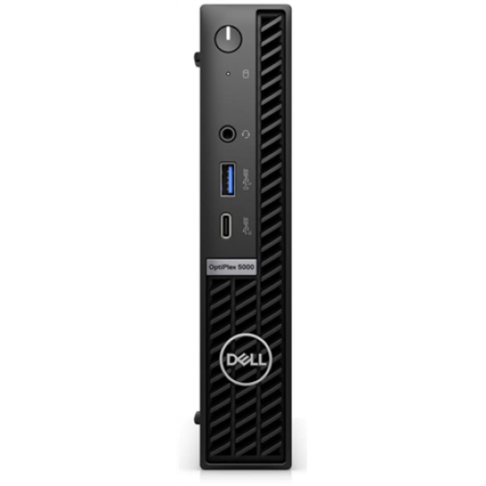 Dell OptiPlex 5000 Desktop PC, Micro, Intel Core i3, i3-12100T, Internal memory 8 GB, DDR4 Non-ECC, SSD 256 GB, Intel HD Graphics, No Optical Drive, Keyboard language No keyboard, Windows 11 Pro, Warranty Basic Onsite, 36 month(s)
