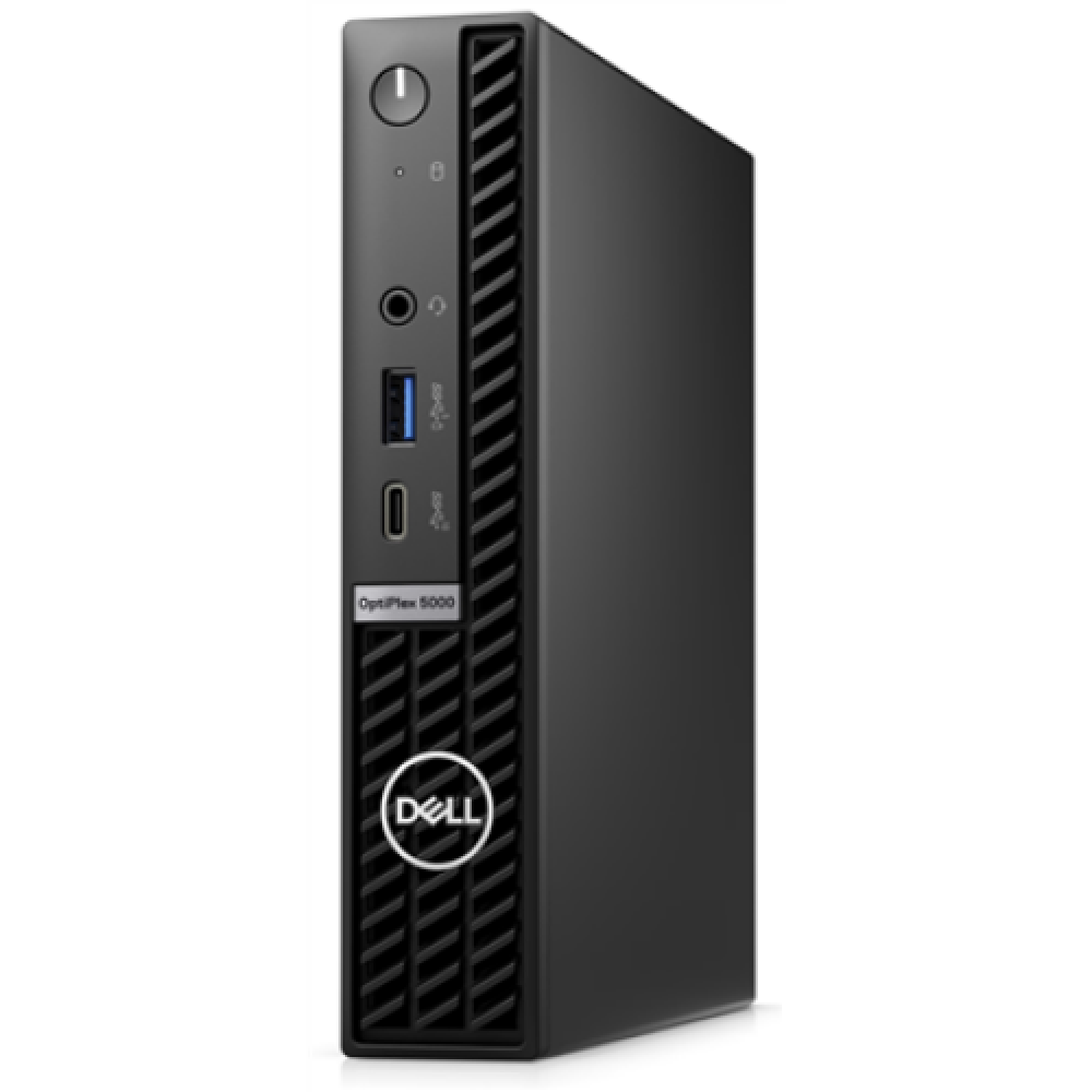 Dell OptiPlex 5000 Desktop PC, Micro, Intel Core i3, i3-12100T, Internal memory 8 GB, DDR4 Non-ECC, SSD 256 GB, Intel HD Graphics, No Optical Drive, Keyboard language No keyboard, Windows 11 Pro, Warranty Basic Onsite, 36 month(s)