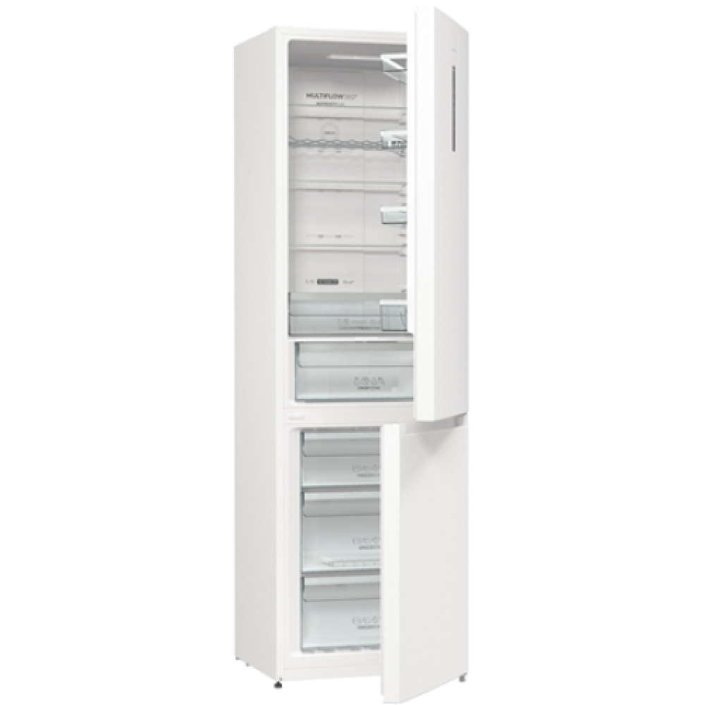 Gorenje , Refrigerator , NRK6202AW4 , Energy efficiency class E , Free standing , Combi , Height 200 cm , No Frost system , Fridge net capacity 235 L , Freezer net capacity 96 L , Display , 38 dB , White