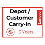 Lenovo , Warranty , 3Y Depot/CCI upgrade from 2Y Depot/CCI , 3 year(s)