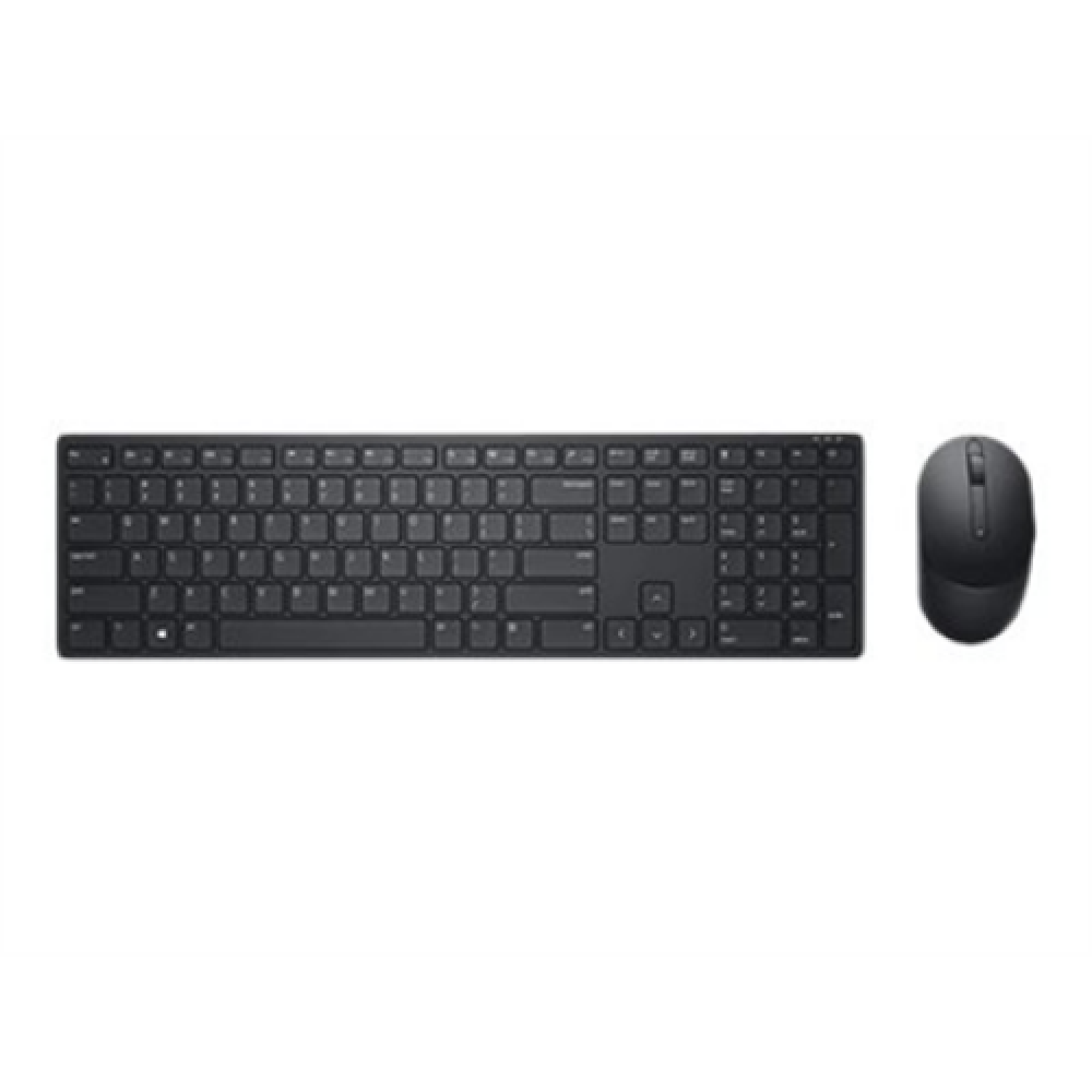 Dell , Pro Keyboard and Mouse (RTL BOX) , KM5221W , Keyboard and Mouse Set , Wireless , Batteries included , Russian , Black , Wireless connection