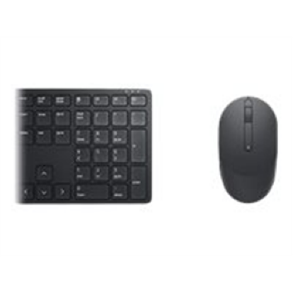 Dell , Pro Keyboard and Mouse (RTL BOX) , KM5221W , Keyboard and Mouse Set , Wireless , Batteries included , Russian , Black , Wireless connection