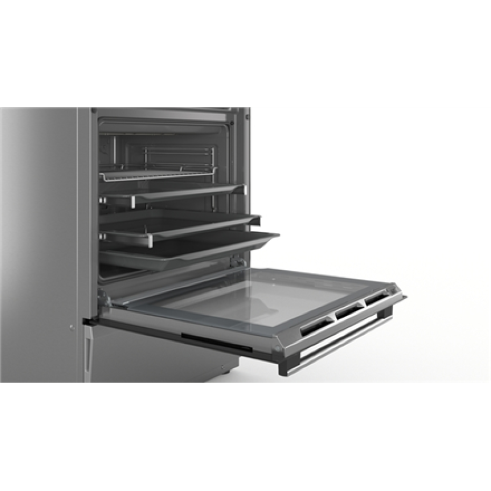 Bosch , Cooker , HLS79Y351U Series 6 , Hob type Induction , Oven type Electric , Stainless Steel , Width 60 cm , Grilling , LCD , Depth 60 cm , 63 L